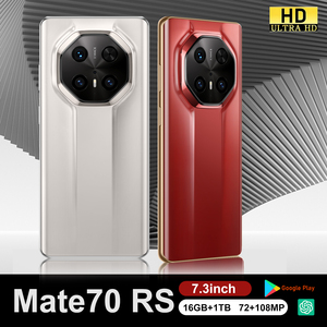 الأكثر مبيعًا هاتف ذكي Mate 70 RS 5G LTE بطاقة مزدوجة 16GB + 1 SIM Memory 108MP io OLED HD شاشة Hz Deca Core Android - Product Image 2
