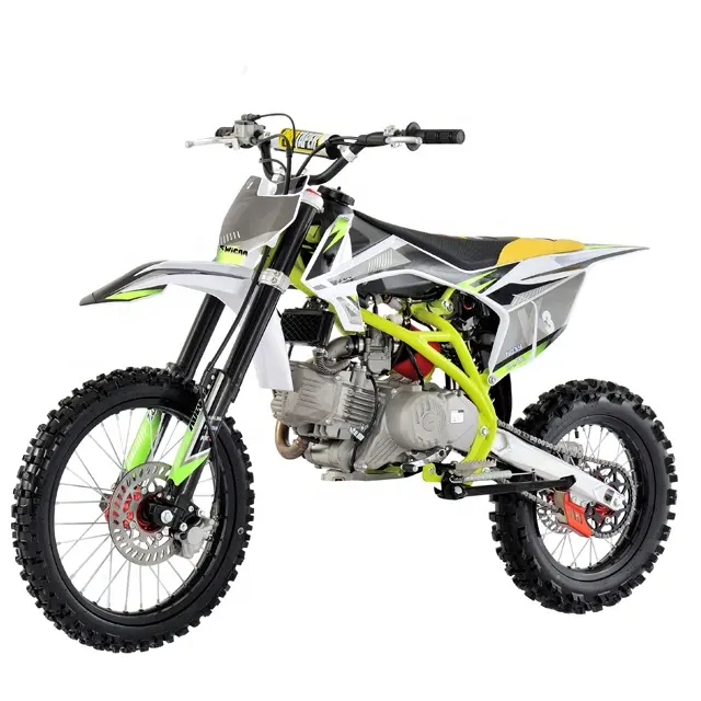 Dirtbike 4 Stroke Big Wheel Gasoline Motorcycles 150 cc Air Cool Kick And Electric Start Off Road Dirtbike 150cc Dirt Bike