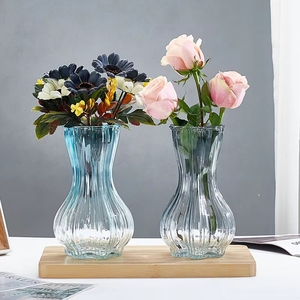 Jarrón de Vidrio Transparente <span class=keywords><strong>en</strong></span> Forma de Ajo, Estilo Nórdico, de Lujo, para Decoración del Hogar y Arreglos Florales - Product Image 1