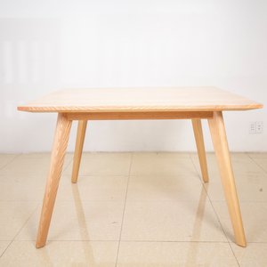 Ariannne Table de salle à manger ovale moderne de la plus haute qualité en bois massif 6 places assemblage facile prêt à l'emploi meubles de maison salle à manger - Product Image 3