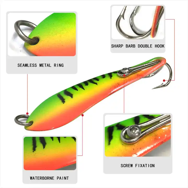 Stainless Steel Fishing Spoon Lure With