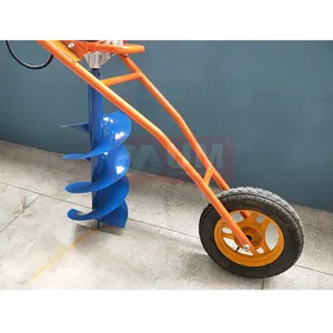 Хм тележка хорошего качества земли, земельный шнек сверлы, одно колесо дрель, земельный шнек сверлы - Product Image 2