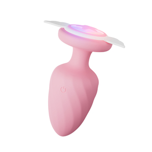 Delove-Vibrador Anal con Control Remoto Inalámbrico, Juguete Sexual Unisex, Luz EN LA Oscuridad, 12 Modos de Vibración, Tapón Anal de Silicona - Product Image 5