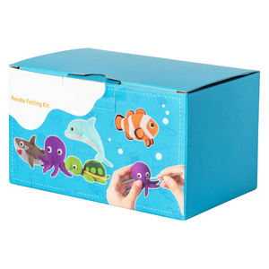 Kit de feutrage à l'<span class=keywords><strong>aiguille</strong></span> en feutre de <span class=keywords><strong>laine</strong></span> à bas prix poupée animaux de l'océan conceptions uniques décoration de la maison cadeau d'anniversaire pour adultes et enfants - Product Image 6
