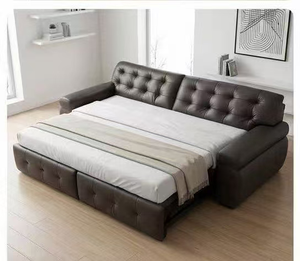 Canapé inclinable électrique en cuir gris de luxe, mobilier de salon moderne et fonctionnel, canapé 3 places avec charge USB - Product Image 2