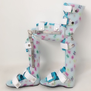 เทคโนโลยียึดขาหักด้วยแผ่น PP ของ HKAFO พร้อมอุปกรณ์พยุงข้อต่อแบบเคลื่อนไหวได้ 4.0  พร้อมห่วงล็อคแบบวงแหวนที่ติดกับเอว ความหนา 2 มม. A6 - Product Image 4