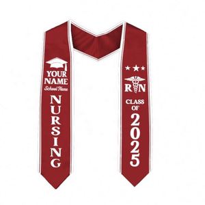 Ensemble de Stoles de Remise de Diplôme Personnalisées pour la Promotion 2025 - Écharpe et Accessoires de Robe de Cérémonie Personnalisés pour le Remise des Diplômes - Product Image 2