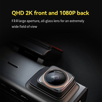 Caméra embarquée 4G avec mode de surveillance IA, double caméra avant 2K HD et arrière 1080P, WIFI, GPS, surveillance en temps réel à distance, DVR de voiture