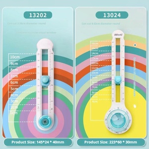 <span class=keywords><strong>Cutter</strong></span> à papier circulaire réglable, couteau à compas pour loisirs créatifs, outil DIY manuel pour découper des cercles - Product Image 5