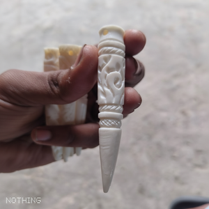 Colliers sur mesure en os de buffle écologique et en coquillages naturels sculptés à la main pour les créateurs de bijoux et les magasins de perles - Product Image 1