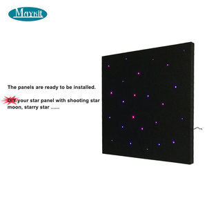 Infinity in fibra ottica del soffitto della stella della fibra <span class=keywords><strong>di</strong></span> poliestere decorazione del pannello <span class=keywords><strong>di</strong></span> bordo per home cinema - Product Image 4