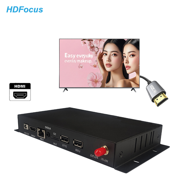 RK3566 Android Media Player Box 4k Hd Wifi Ethernet Digital Signage Box APP Control and Cloud Management Advertising Equipment