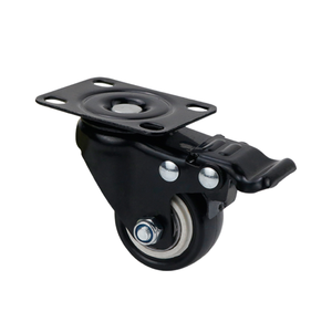 Chaise de bureau pivotante silencieuse en polyuréthane transparente <span class=keywords><strong>CMCL</strong></span> moderne avec roulettes à billes de précision, capacité de charge de 50 kg - Product Image 5