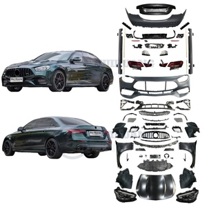 Kit carrozzeria per <span class=keywords><strong>Mercedes</strong></span>-Benz <span class=keywords><strong>classe</strong></span> <span class=keywords><strong>E</strong></span> 2016-2020 W213 a W213 <span class=keywords><strong>AMG</strong></span> E63 Widebody 2021-2023 fanale posteriore del paraurti anteriore cofano fanale posteriore - Product Image 1