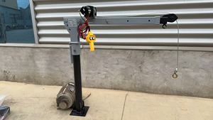 Kran <span class=keywords><strong>Jib</strong></span> Truk Portabel 500kg 1000kg 12V 24V yang Dipasang di Kendaraan dengan Winch Manual/Elektrik - Product Image 3