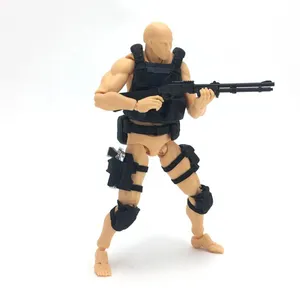 Oem Custom Wapens Pvc Action Figure Plastic Model Action Figure Realistische Militaire Wapens Actie Soldaat Figuur