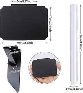 Ensemble d'étiquettes pour tableau noir avec marqueurs à craie, autocollants imperméables réutilisables pour bocaux, bouteilles, organisation de la cuisine, du garde-manger, de la maison et du bureau - Product Image 4