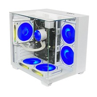 Boîtier PC en verre trempé Pcooling OEM, favori des e-sportifs, faible MOQ, avec USB 3.0, tours ATX personnalisées, cabinet de jeu