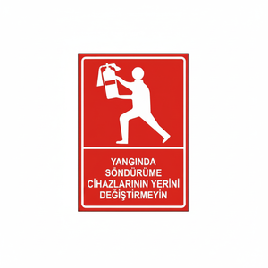 Señal de Prohibido Mover Extintores de Incendios, Equipo y Accesorios Esenciales para la Lucha Contra Incendios - Product Image 2