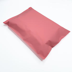 Bolsa de ropa rosa con logo personalizado, bolsa de embalaje para jeans y vestidos, bolsa con cierre zip, bolsa de plástico con cierre zip para boutique - Product Image 3