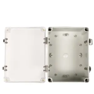 Caja de conexiones impermeable personalizada ip67, carcasa de plástico con tapa gris