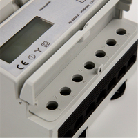 Compteur d'énergie électrique triphasé Modbus RS485 avec relais intégré, télécommande, 80A, multi-tarifs, classe 1.0, écran LCD
