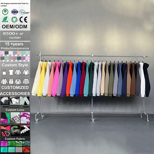 Sweat à capuche d'hiver lourd de qualité supérieure pour homme, logo personnalisé, 100% coton tricoté, 350 GSM, broderie 3D, coupe ample - Product Image 4