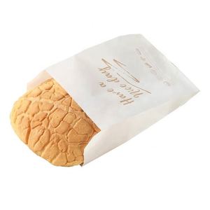 Sacs à pain en papier kraft personnalisés pour restaurant, prix d'usine en gros en Chine, sacs à lunch bruns avec votre propre logo - Product Image 1