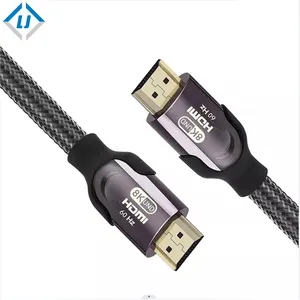 8K 高速高清视频 HDMI 电缆 4K 镀金 HDMI 电缆 2160p 用于 hdtv ps3 蓝光 dvd