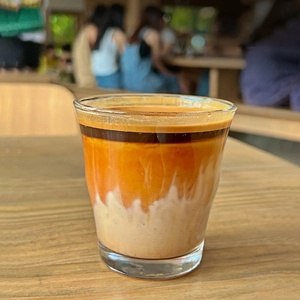 Taza de Café de Vidrio Estilo Japonés de 250 ml, Resistente al Calor, Taza de Café Transparente de Vidrio Grueso para Latte y Americano Helado - Product Image 1