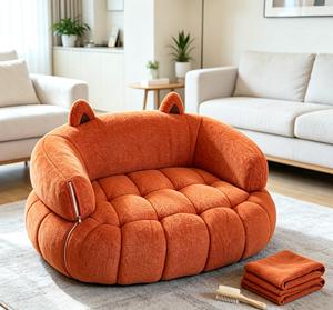 Indestructible Human Pet <b>Sofa</b> <b>Bed</b> Luxury Fluffy Human Size <b>Dog</b> <b>Bed</b> for Extra Large <b>Dogs</b> - Product Image 1