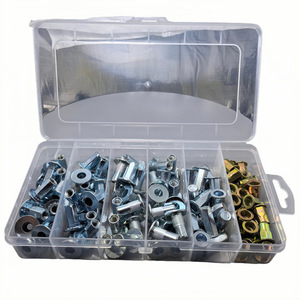 Kit de 100 écrous à rivets M6 pour clips de fixation de pare-chocs de voiture, plaque d'immatriculation, métal, fer, General Motors - Product Image 1