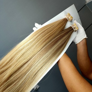โรงงานดราก้อนบิวตี้ ผมแท้ 100% เรมี่ แฮร์ 10-30 นิ้ว ต่อผมแบบเทปจากรัสเซีย แบบดับเบิ้ลดรอน ปลายหนา ไม่ผ่านการแปรรูป ทุกสี - Product Image 3