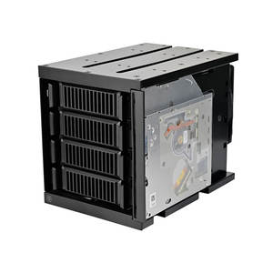 SilverStone FS304B-V アルミニウム合金ボディ HDD エンクロージャ、3 つの 5.25 インチ拡張スロット付き、5.25 インチ適用デバイス拡張 - Product Image 4