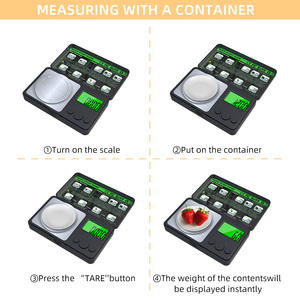 Balança Digital Mini de Bolso de Alta Precisão 50g com Display LCD Retroiluminado e Pilhas AAA 0.001g - Product Image 4