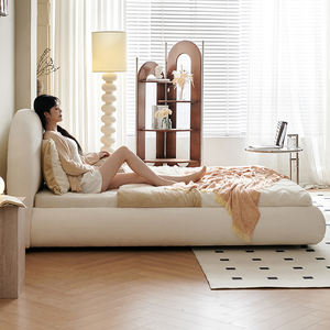 Set <span class=keywords><strong>Letto</strong></span> a Forma di <span class=keywords><strong>Cuore</strong></span> Bianco Crema, Arredamento Camera da <span class=keywords><strong>Letto</strong></span>, Ultimo Modello di <span class=keywords><strong>Letto</strong></span> King Size con Contenitore, Moderno <span class=keywords><strong>Letto</strong></span> Imbottito Effetto Nuvola in Vendita - Product Image 5