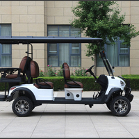 Voiturette de golf électrique abordable 3-4 places à vendre, 48V Lithium, personnalisée, confortable, 4 sièges