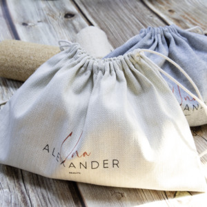 Prix d'usine, logo personnalisé, pochette en coton réutilisable et recyclable, cordon de serrage, sérigraphie, emballage, promotion, cadeau, bijoux USM - Product Image 5