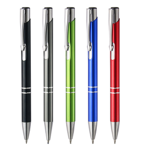 Stylo bille en métal multicolore de qualité supérieure, sérigraphie, logo personnalisé, écriture fluide, pour le bureau, les affaires, promotionnel, vente en gros - Product Image 1