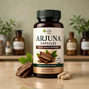 DOUPE CUSAINS HERB Arjuna Antioxidant & Heart Health Support Vegetarian Capsules 60 Count Natural Herbal <b>Supplement</b> - Product Image 1