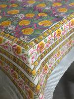 Nappe rectangulaire en coton faite à la main pour la restauration fine et la décoration de mariage, écologique, personnalisable, vente en gros