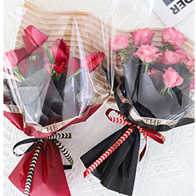 ถุงบรรจุภัณฑ์กันน้ำแบบ OPP สำหรับช่อดอกไม้ หลายแบบ ขายส่ง กล่องบรรจุภัณฑ์ดอกไม้แบบเต็มกล่อง - Product Image 5