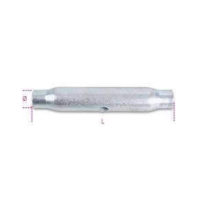 BETA - 080019524 ROBUR-Cuerpos de tensor de tubería, galvanizados (en blister) -ELEMENTOS EAN 8014230814568 PARA FIJACIÓN DE CONECTORES - Product Image 1