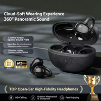 Earbud Nirkabel OWS Clip-on Ringan dengan Logo Kustom, Headphone Olahraga Berkualitas Tinggi