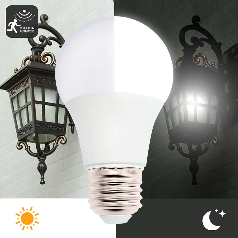 Sensore di movimento crepuscolo all'alba 60W 9W RA80/90 120V CEC T20 UL ETL ES lampadina a LED