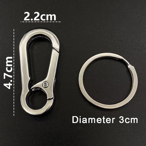 Keyring Metal <strong>Key</strong> <strong>Chains</strong> <strong>Ring</strong> <strong>Key</strong> Holder Organizer Keychain Accessory Stainless Steel <strong>Key</strong> <strong>Ring</strong> for Car - Product Image 3