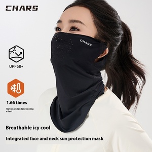Ice Silk Anti-UV Cyclisme Sports Foulard Masque de protection solaire intégral avec cache-cou Summer <span class=keywords><strong>Magic</strong></span> Polyester Cover - Product Image 5
