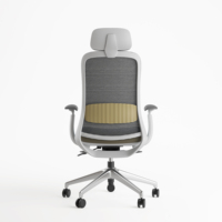 Silla de escritorio de alta calidad para el hogar con respaldo alto de altura ajustable y función completa de China, silla de oficina con reposabrazos