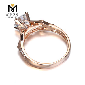 <span class=keywords><strong>Bague</strong></span> de fiançailles et de mariage en or blanc 14k 18k <span class=keywords><strong>avec</strong></span> <span class=keywords><strong>diamant</strong></span> VVS DEF <span class=keywords><strong>1</strong></span> <span class=keywords><strong>carat</strong></span>, <span class=keywords><strong>bague</strong></span> en moissanite synthétique CVD pour femmes, bijoux Messi - Product Image 2