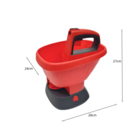 6V batterie jardin tenu à la main 2.7L fumier riz graine sel goutte épandeur pratique semis copain pour pelouse extérieure et ferme
